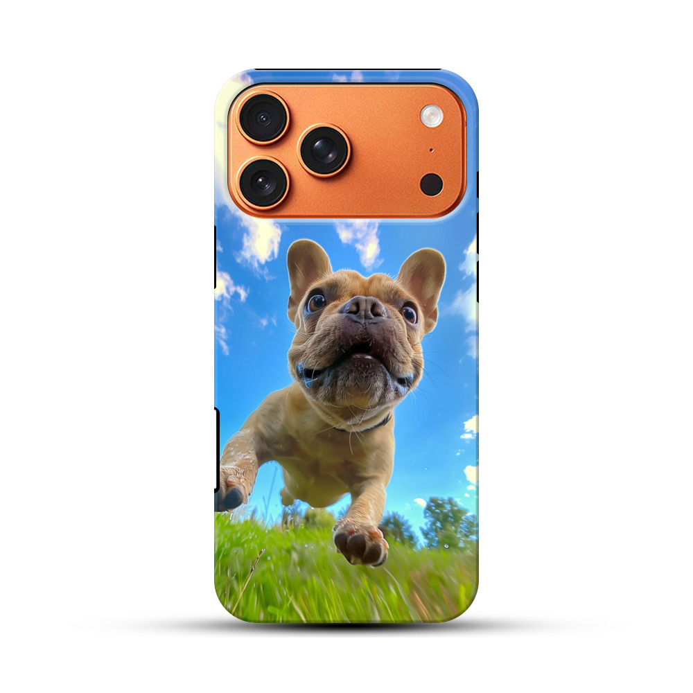 青空とフレンチブルドッグ iPhone 17 Pro Maxオリジナル耐衝撃ケース