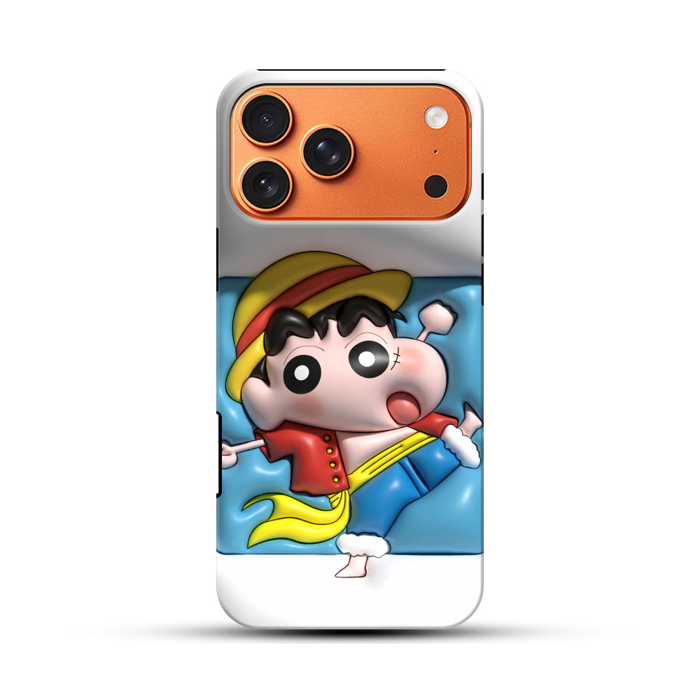 元気アニメキャラクター iPhone 17 Pro Maxオリジナル耐衝撃ケース