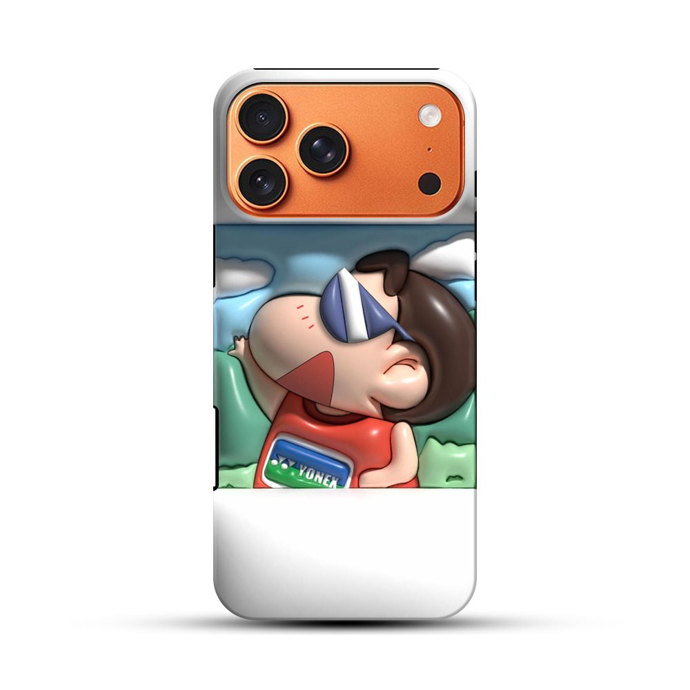 元気なサングラス男子 iPhone 17 Pro Maxオリジナル耐衝撃ケース