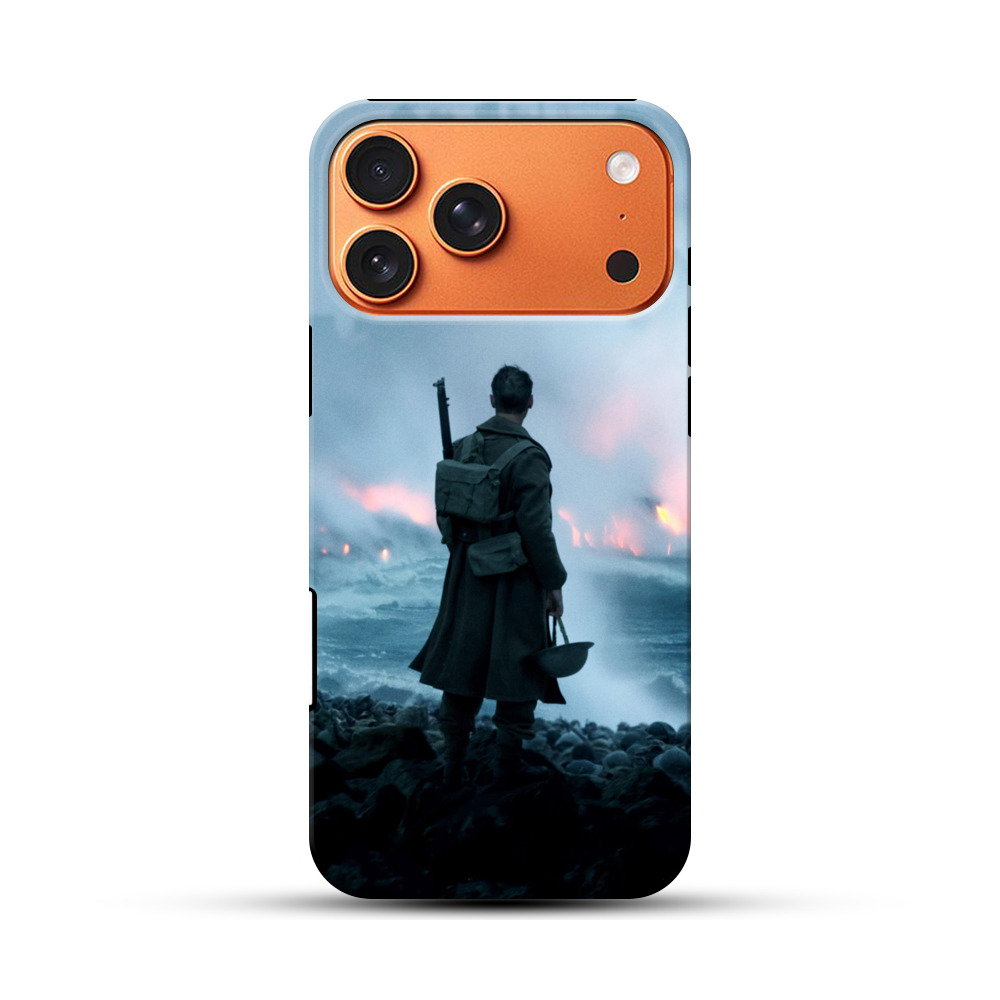 荒波の兵士の後ろ姿 iPhone 17 Pro Maxオリジナル耐衝撃ケース