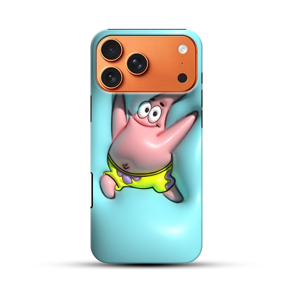 元気なピンクのヒトデ iPhone 17 Pro Maxオリジナル耐衝撃ケース