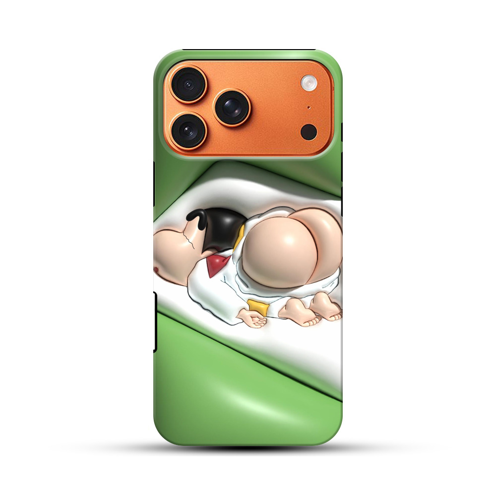 お尻が可愛いキャラ iPhone 17 Pro Maxオリジナル耐衝撃ケース