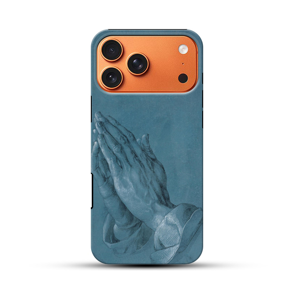 祈る手のイラスト iPhone 17 Pro Maxオリジナル耐衝撃ケース