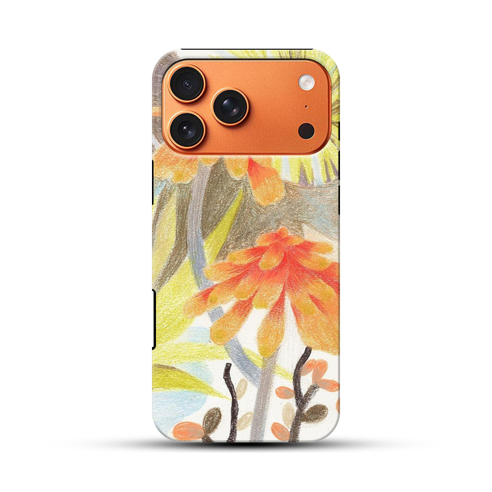 色鮮やかな季節の花々 iPhone 17 Pro Maxオリジナル耐衝撃ケース