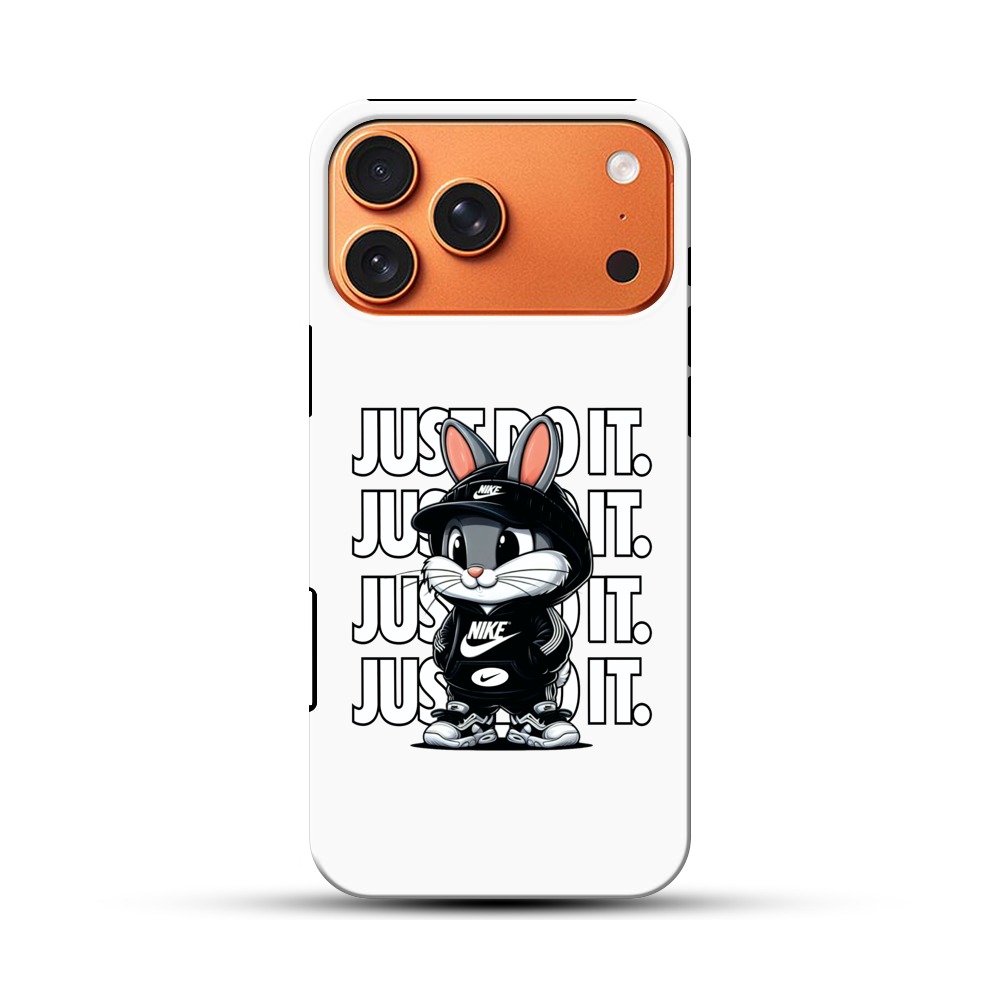 カジュアルなうさぎのデザイン iPhone 17 Pro Maxオリジナル耐衝撃ケース