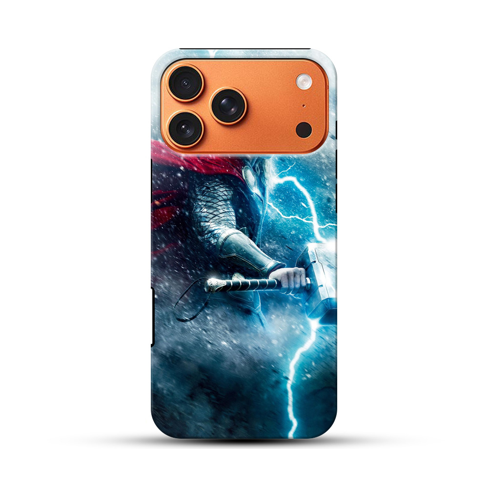 雷を操るヒーロー iPhone 17 Pro Maxオリジナル耐衝撃ケース