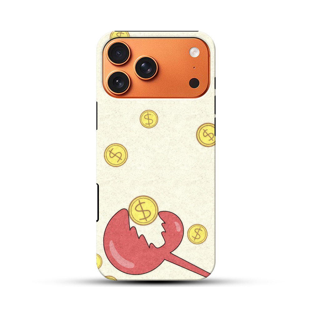 カニとドルコイン iPhone 17 Pro Maxオリジナル耐衝撃ケース