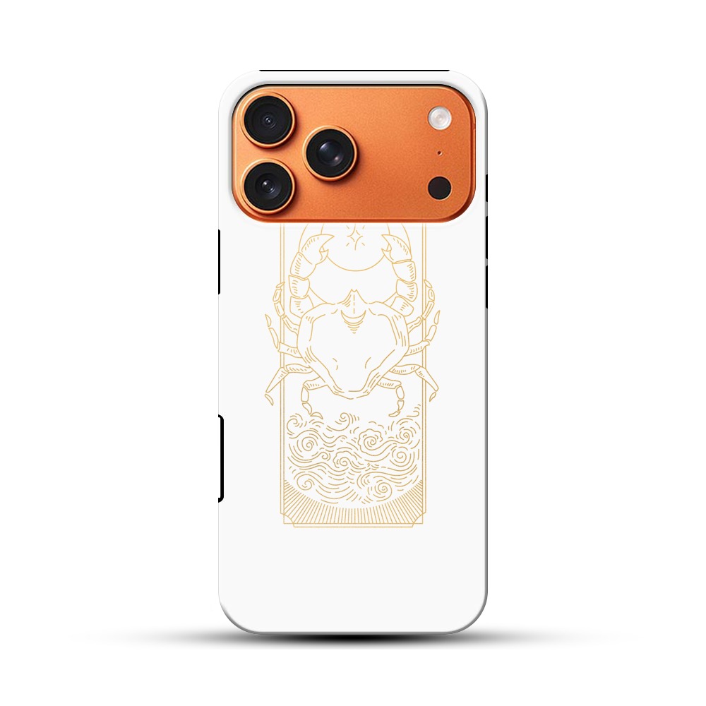 蟹のデザイン iPhone 17 Pro Maxオリジナル耐衝撃ケース