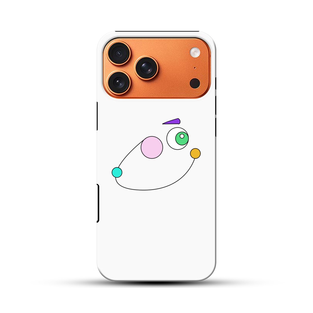 カラフルな顔のデザイン iPhone 17 Pro Maxオリジナル耐衝撃ケース