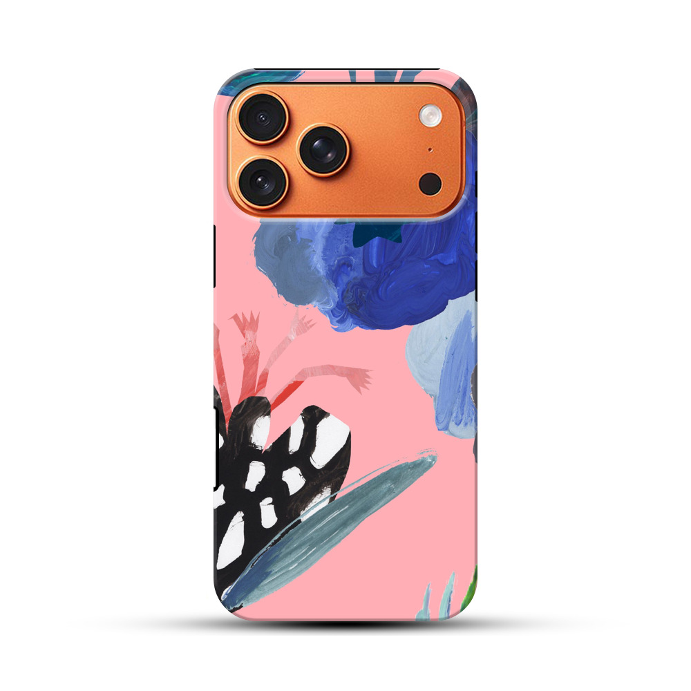 カラフルな抽象的な花 iPhone 17 Pro Maxオリジナル耐衝撃ケース