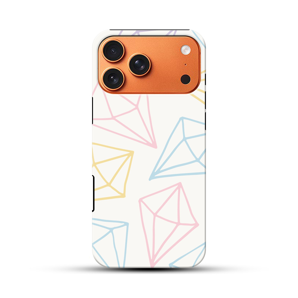 カラフルな宝石模様 iPhone 17 Pro Maxオリジナル耐衝撃ケース