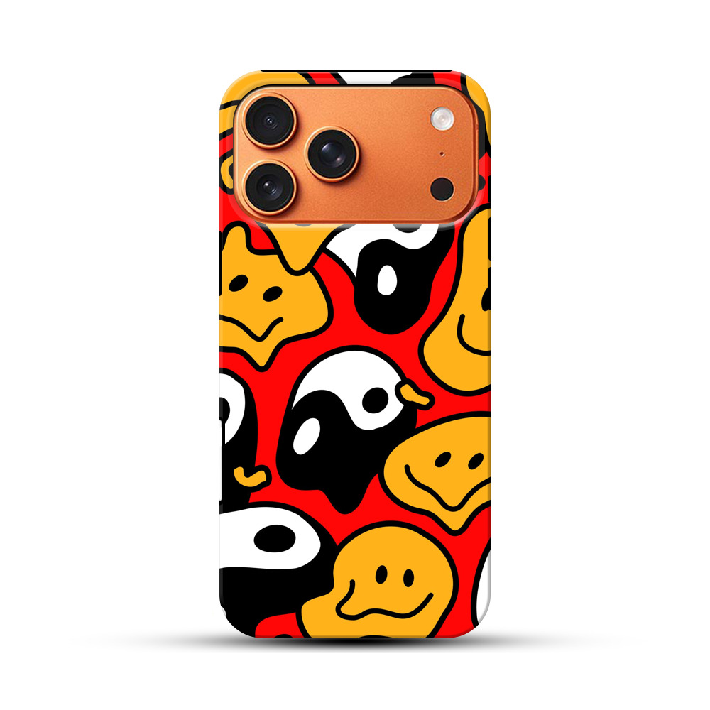 かわいいゴーストパターン iPhone 17 Pro Maxオリジナル耐衝撃ケース