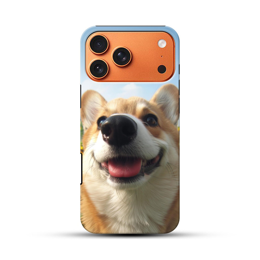 笑顔のコーギー犬 iPhone 17 Pro Maxオリジナル耐衝撃ケース