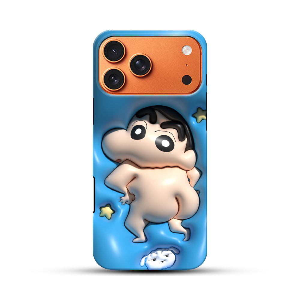 かわいいクレヨンしんちゃん iPhone 17 Pro Maxオリジナル耐衝撃ケース