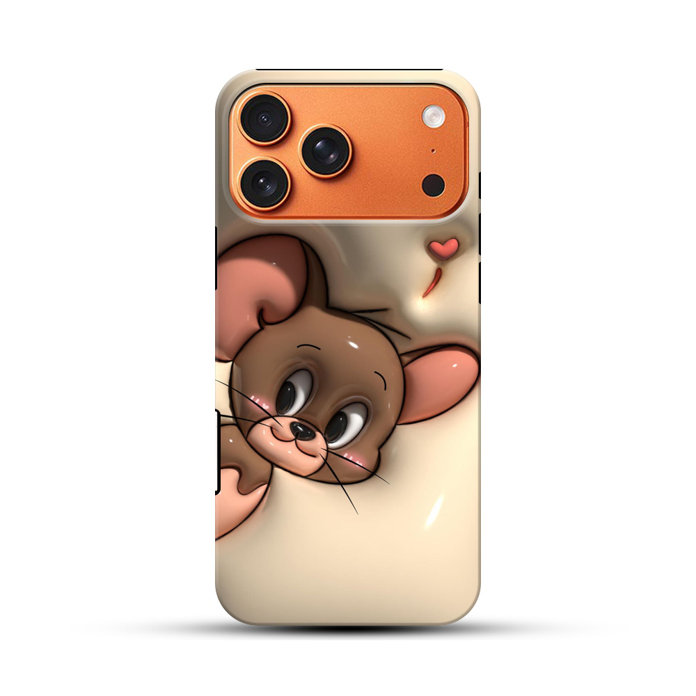 かわいいネズミ iPhone 17 Pro Maxオリジナル耐衝撃ケース