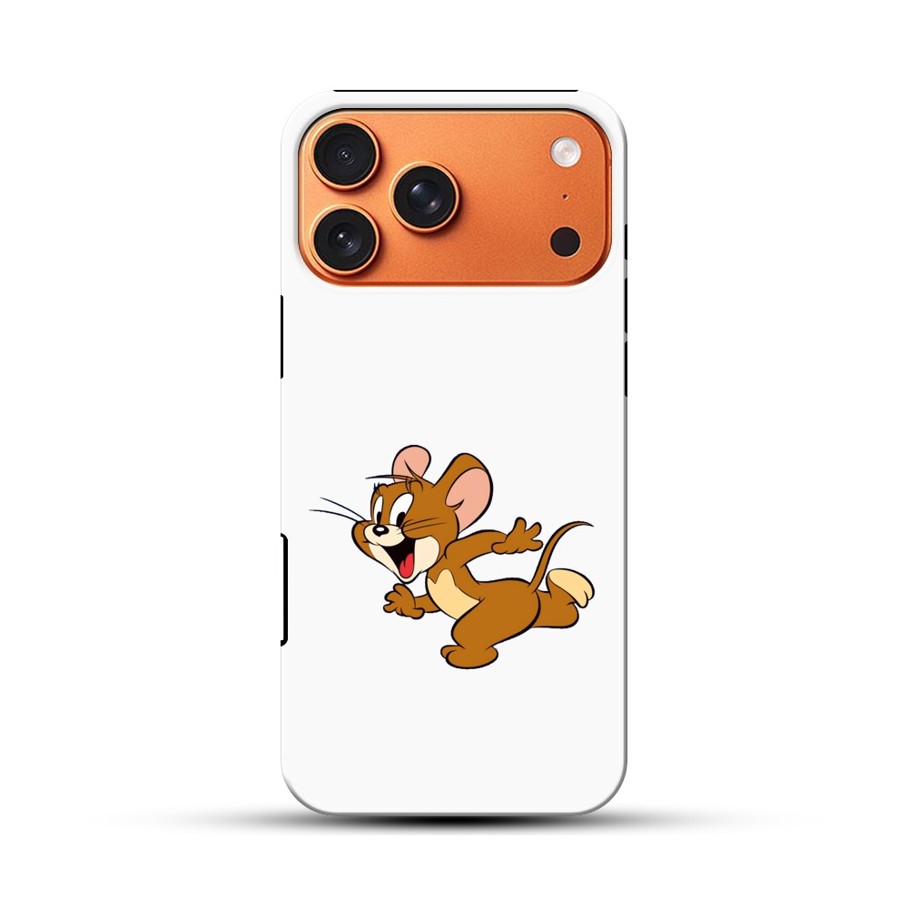 かわいいネズミキャラクター iPhone 17 Pro Maxオリジナル耐衝撃ケース