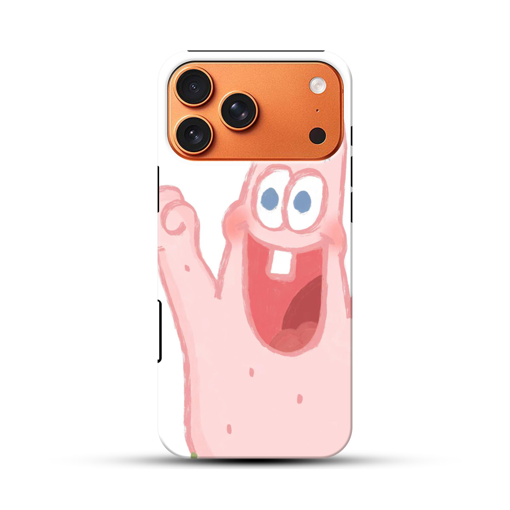 かわいいパトリックイラスト iPhone 17 Pro Maxオリジナル耐衝撃ケース