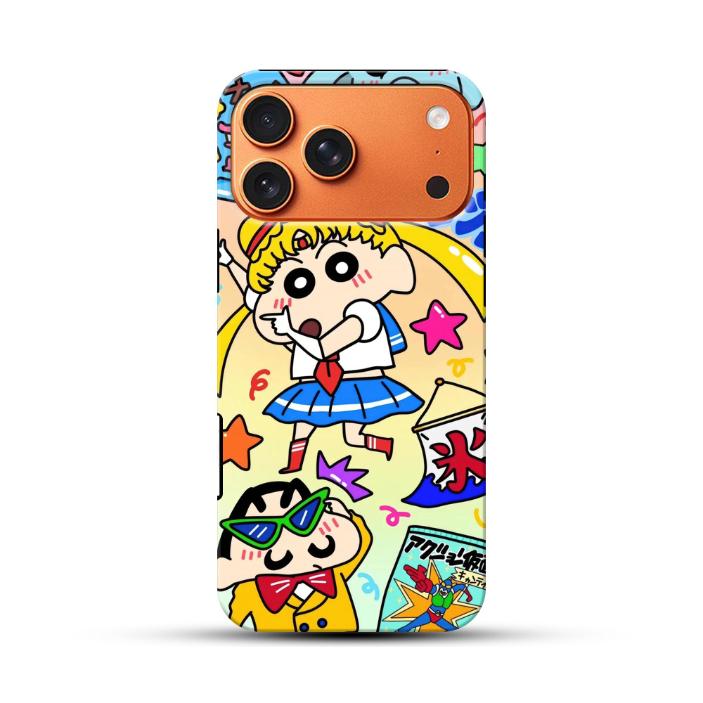 かわいいセーラー服キャラ iPhone 17 Pro Maxオリジナル耐衝撃ケース