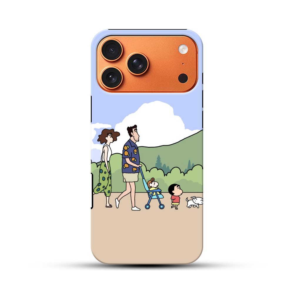 家族で散歩 iPhone 17 Pro Maxオリジナル耐衝撃ケース