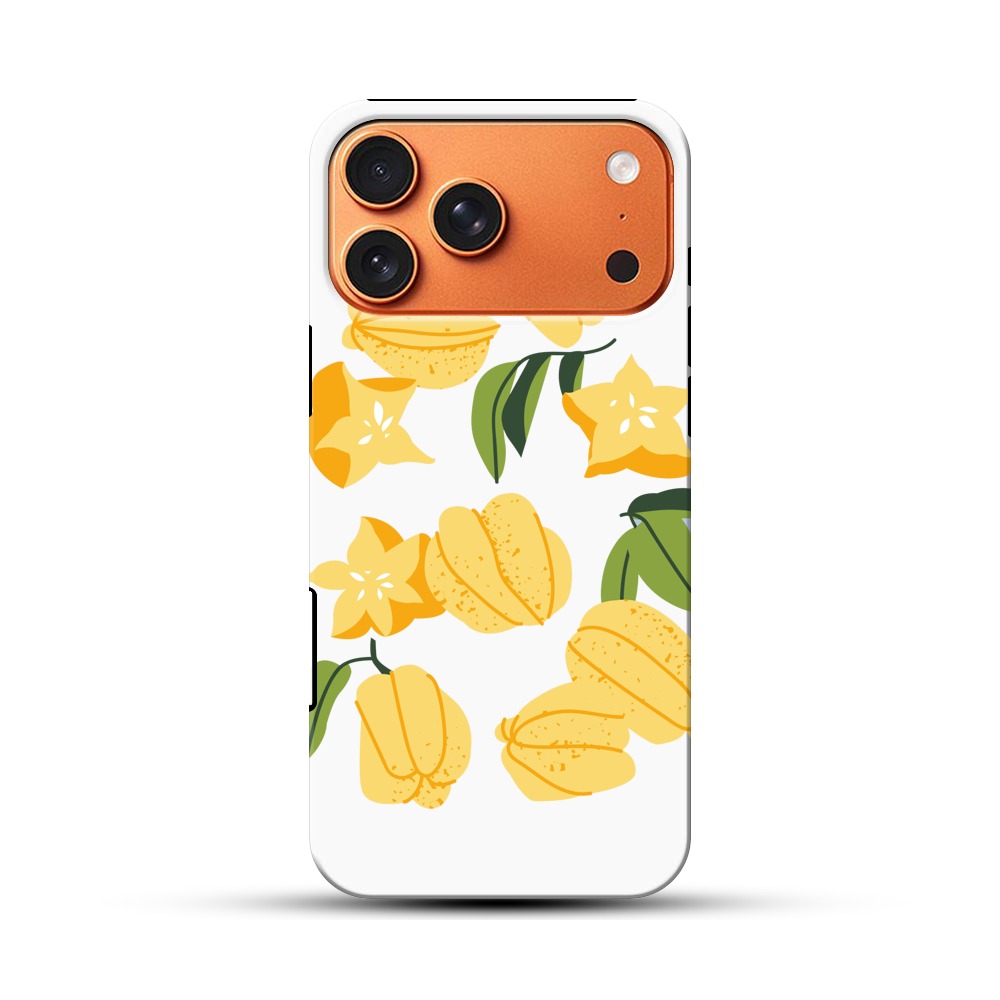 黄色のフルーツ iPhone 17 Pro Maxオリジナル耐衝撃ケース