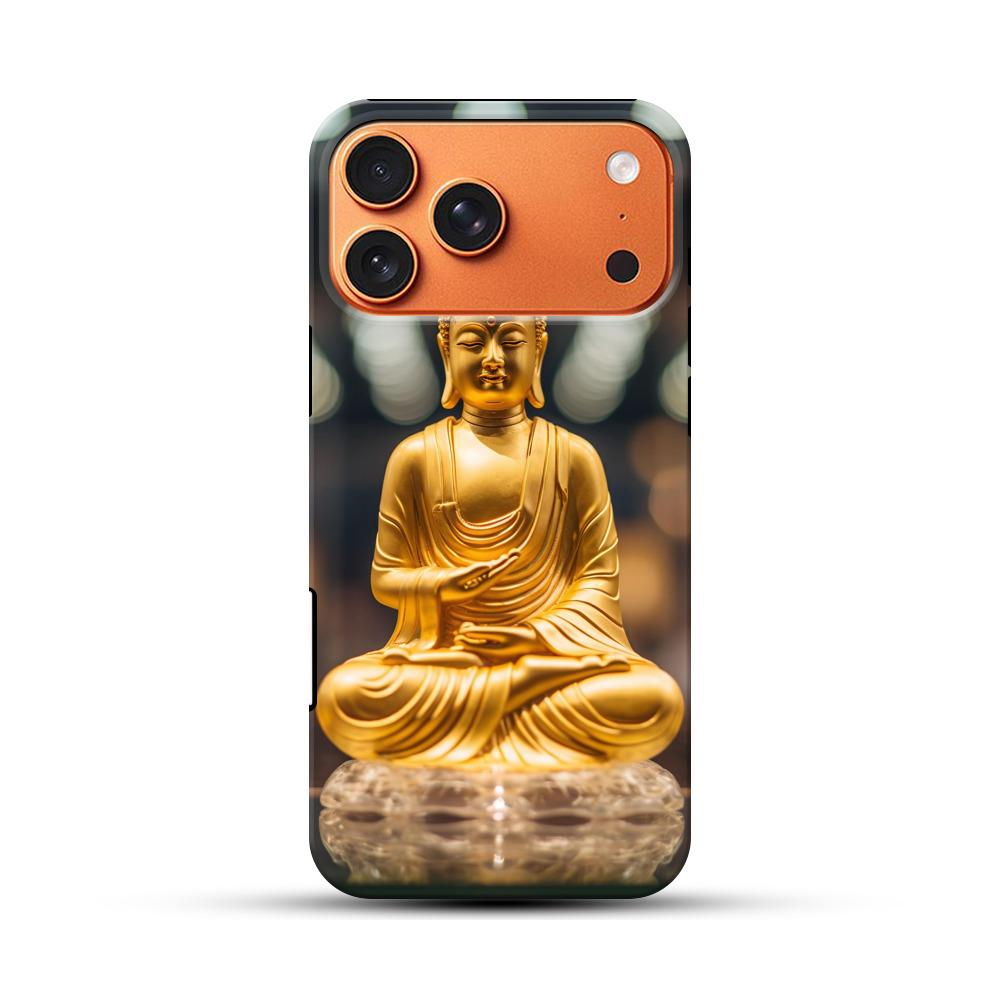 黄金の仏像 iPhone 17 Pro Maxオリジナル耐衝撃ケース