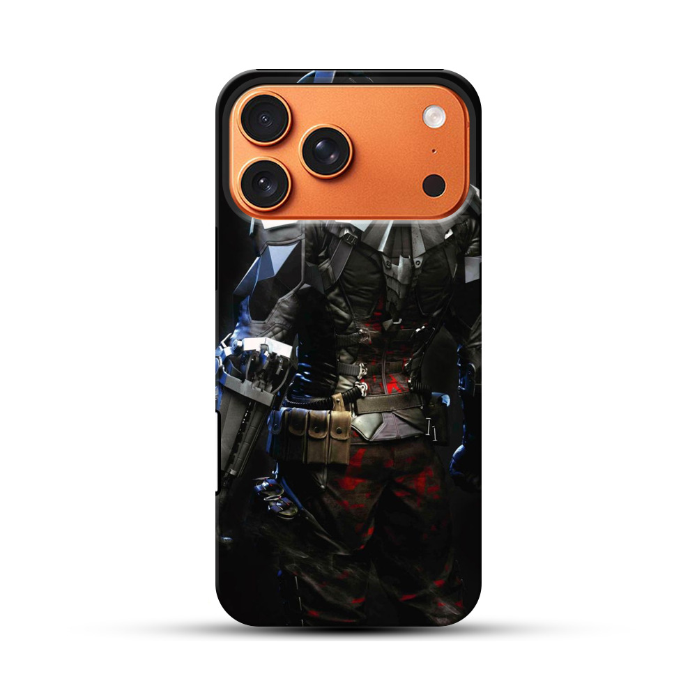 近未来戦士の背中 iPhone 17 Pro Maxオリジナル耐衝撃ケース