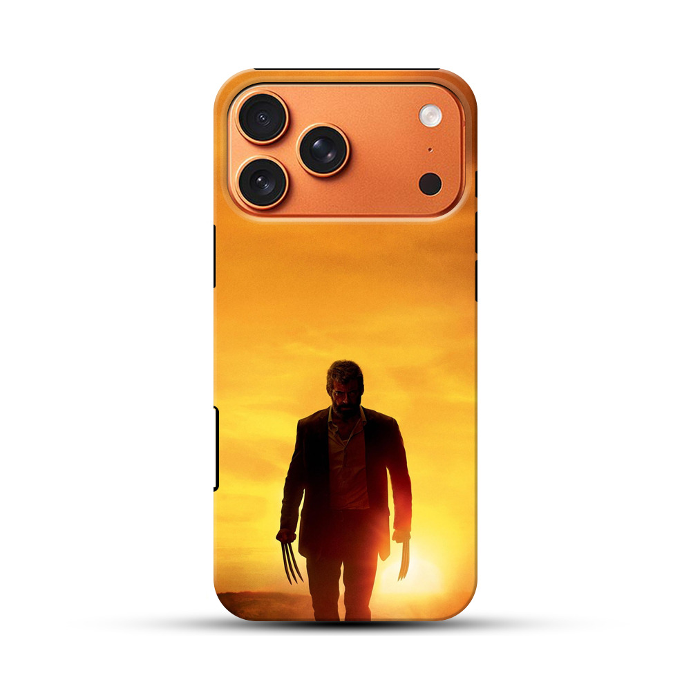 黄金色の夕焼けシルエット iPhone 17 Pro Maxオリジナル耐衝撃ケース