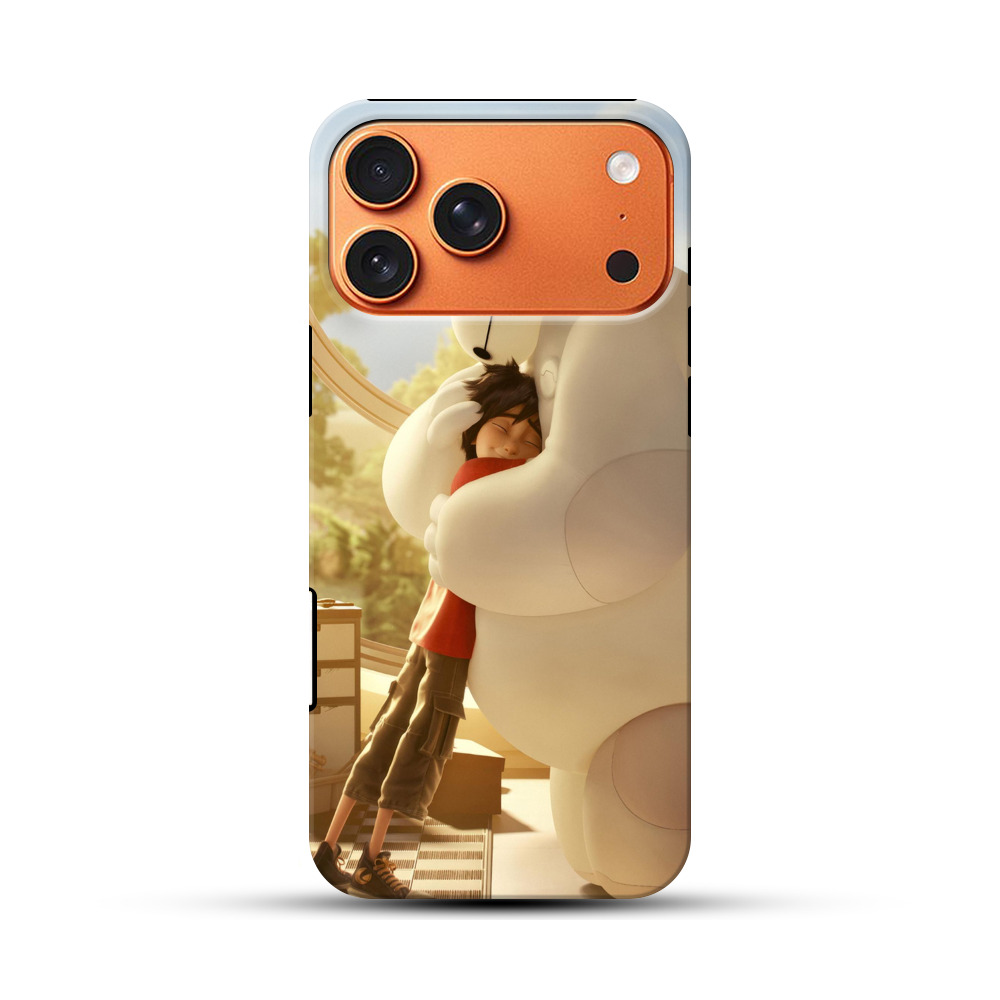 心温まるロボット抱擁 iPhone 17 Pro Maxオリジナル耐衝撃ケース