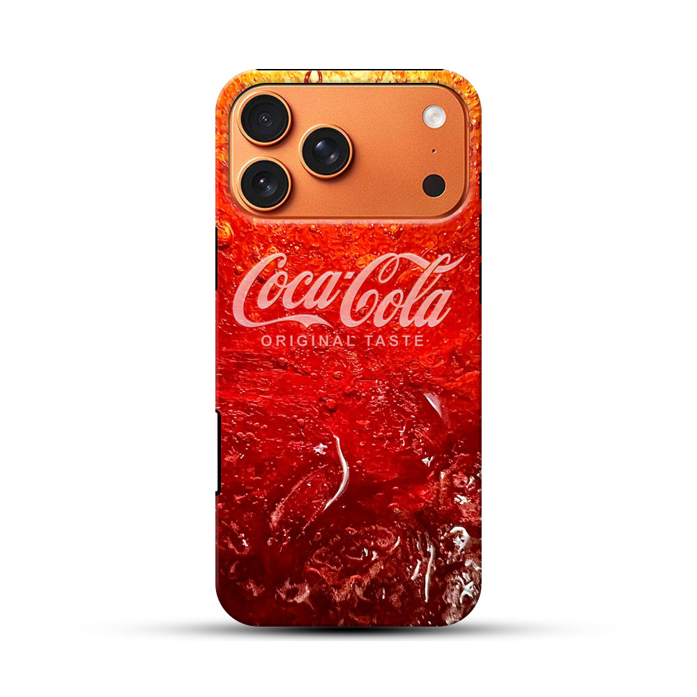 コーラ泡弾ける赤色 iPhone 17 Pro Maxオリジナル耐衝撃ケース