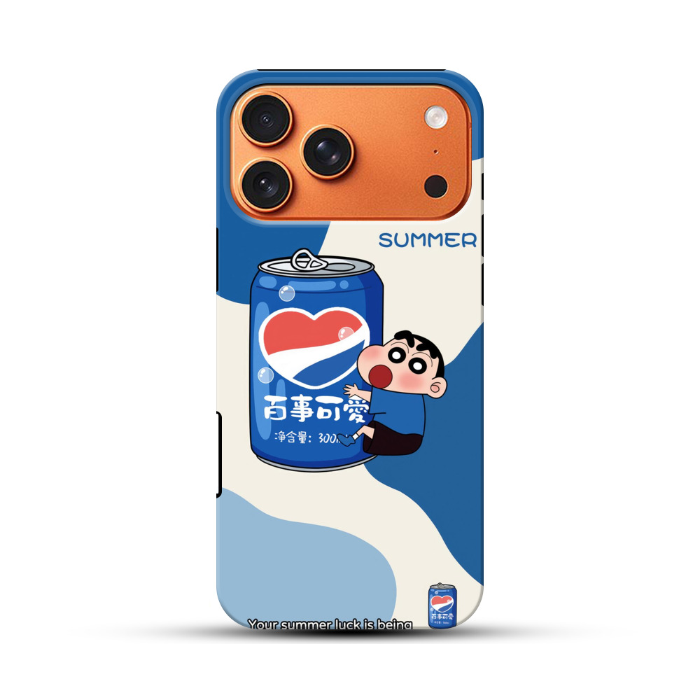 クレヨンしんちゃん青缶 iPhone 17 Pro Maxオリジナル耐衝撃ケース
