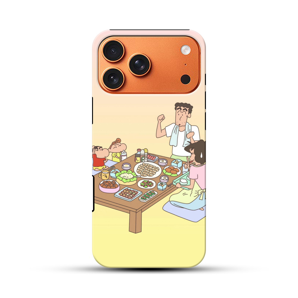 家族の食卓風景 iPhone 17 Pro Maxオリジナル耐衝撃ケース