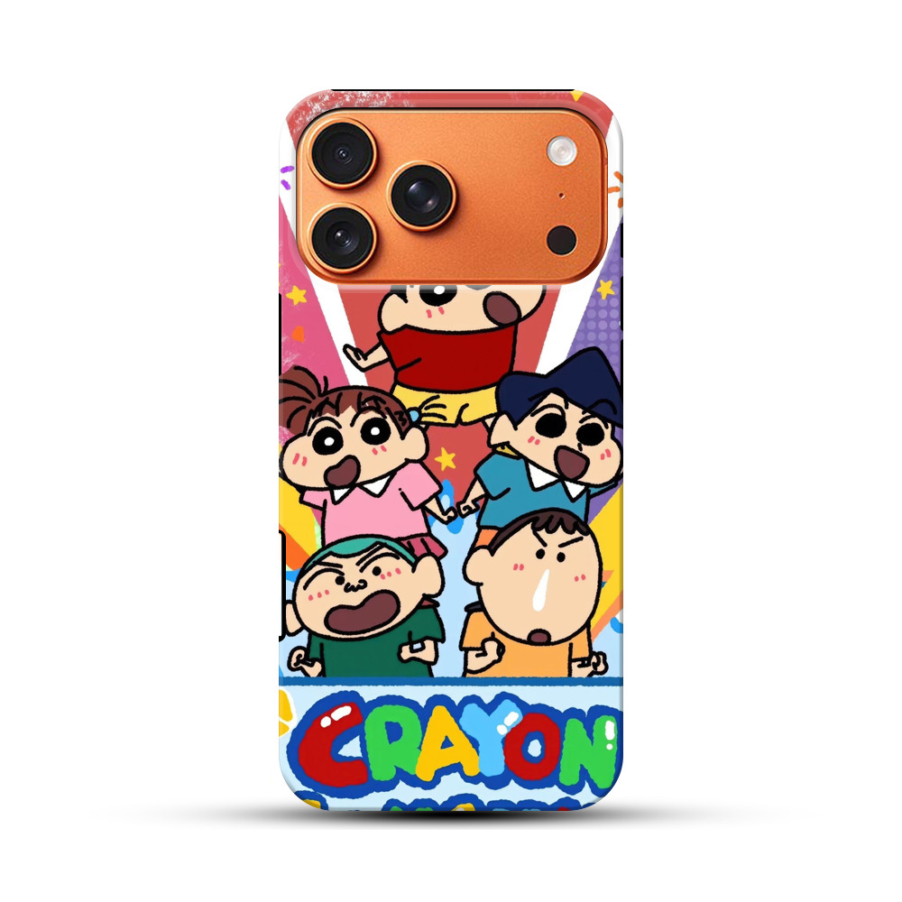 クレヨンしんちゃん合宿 iPhone 17 Pro Maxオリジナル耐衝撃ケース