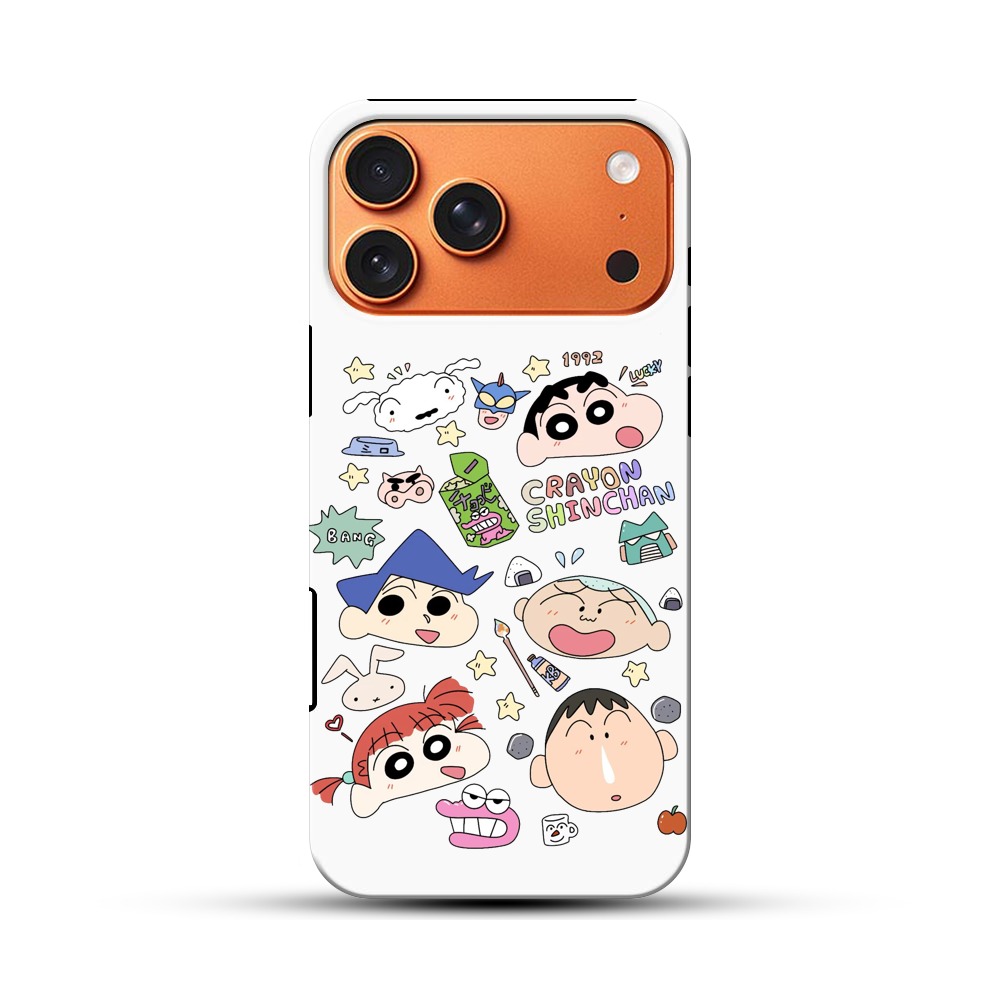 クレヨンしんちゃんのキャラクター iPhone 17 Pro Maxオリジナル耐衝撃ケース