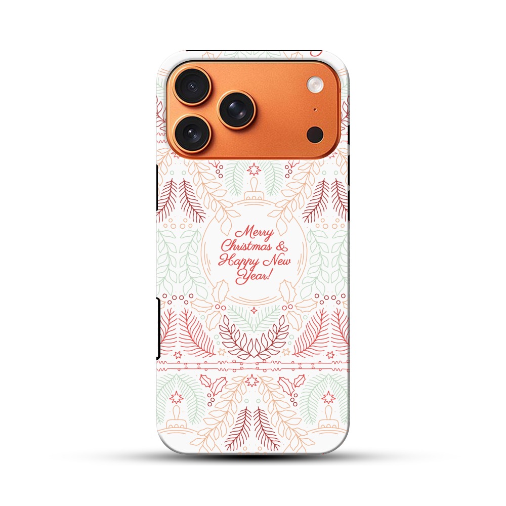 クリスマスと新年のメッセージ iPhone 17 Pro Maxオリジナル耐衝撃ケース