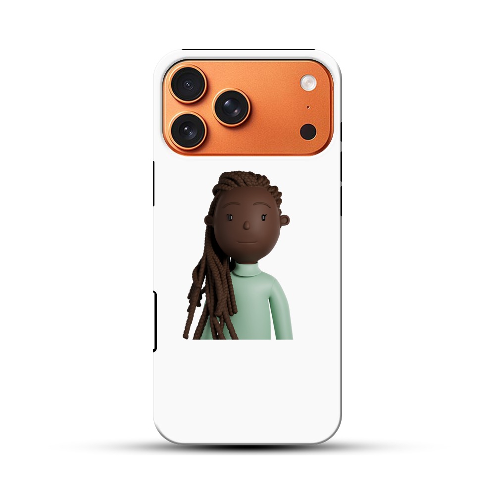 キャラクターの女の子 iPhone 17 Pro Maxオリジナル耐衝撃ケース