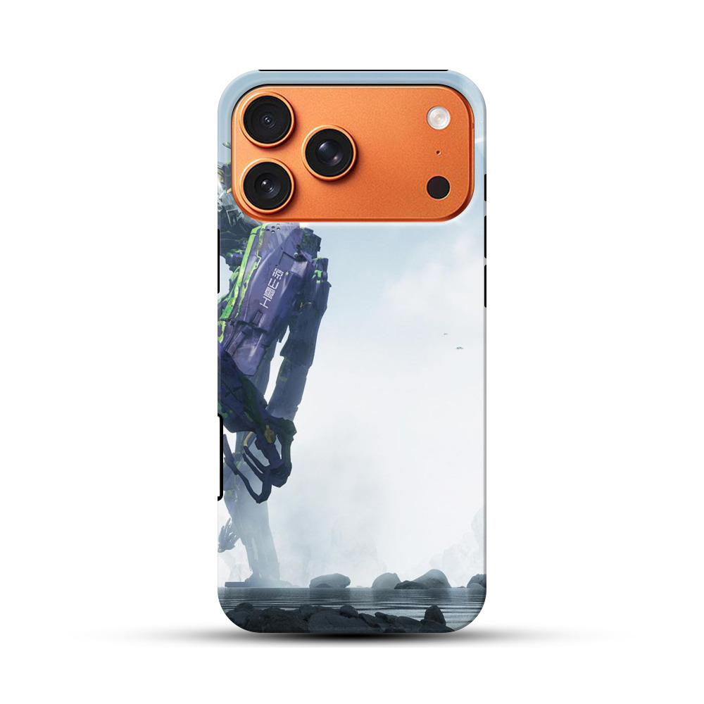 月夜の巨大ロボットケース用 iPhone 17 Pro Maxオリジナル耐衝撃ケース