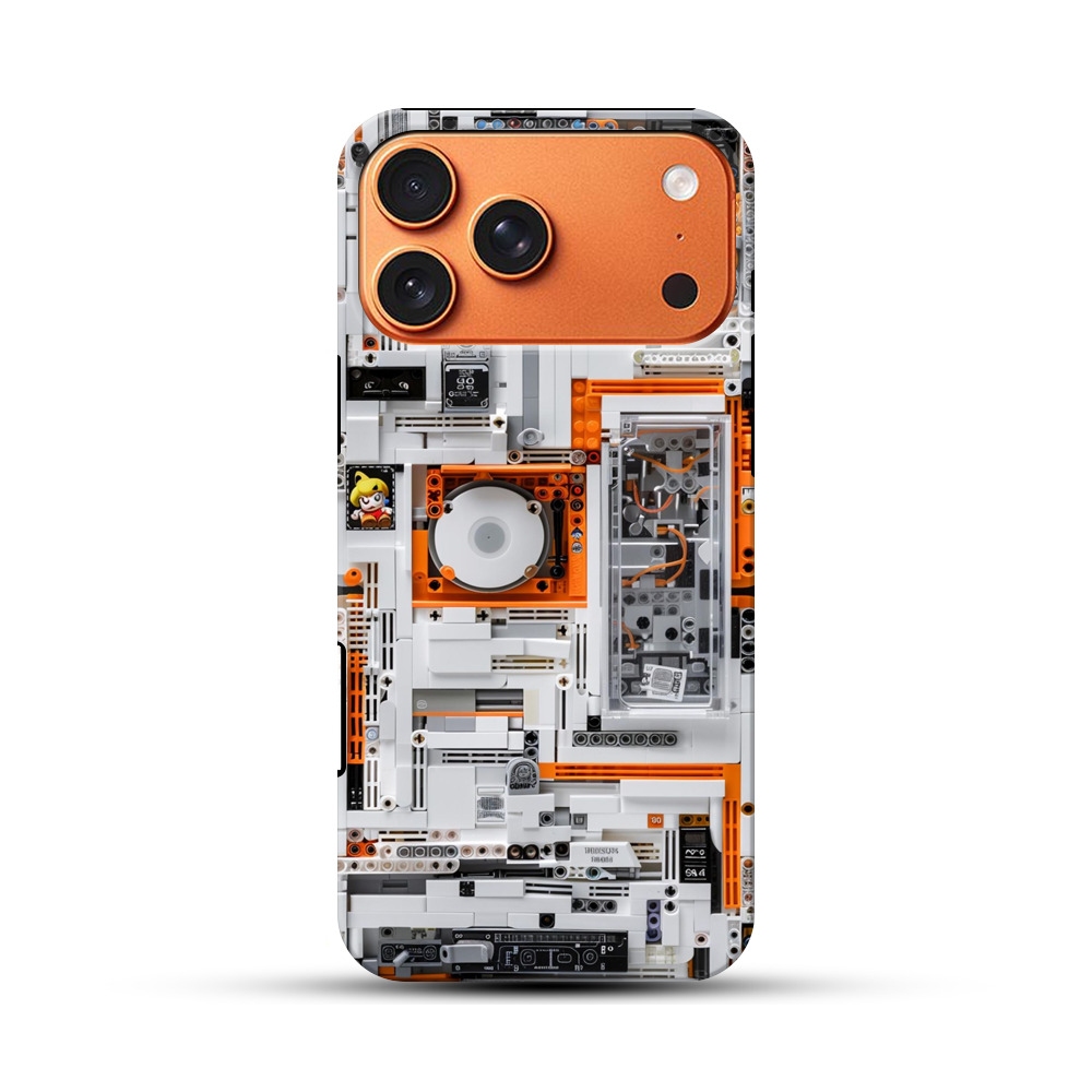 レゴ風機械部品 iPhone 17 Pro Maxオリジナル耐衝撃ケース