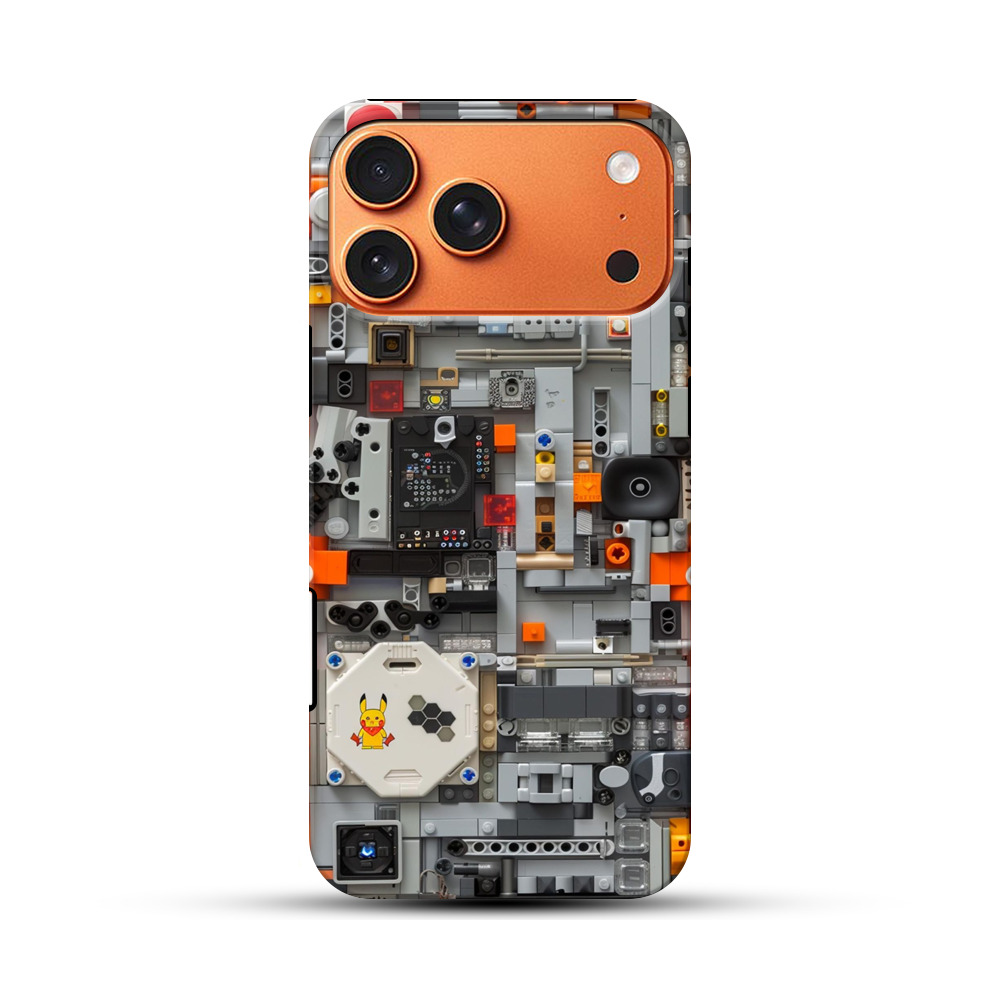 レゴパーツの組み合わせ iPhone 17 Pro Maxオリジナル耐衝撃ケース