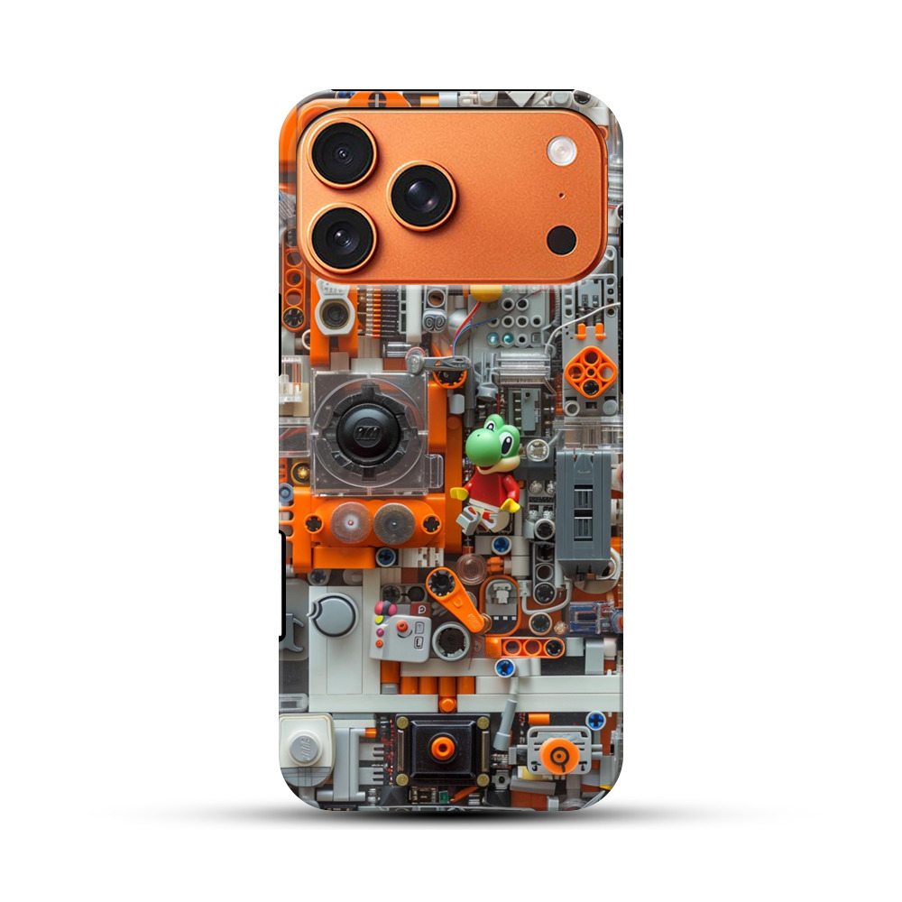 レゴとヨッシーの組み合わせ iPhone 17 Pro Maxオリジナル耐衝撃ケース