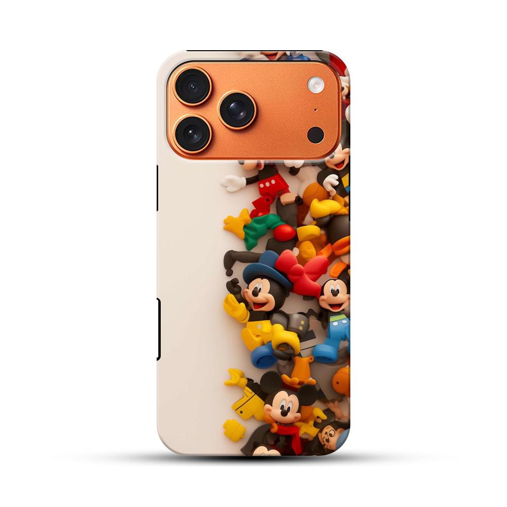 ミッキーマウスフィギュア iPhone 17 Pro Maxオリジナル耐衝撃ケース