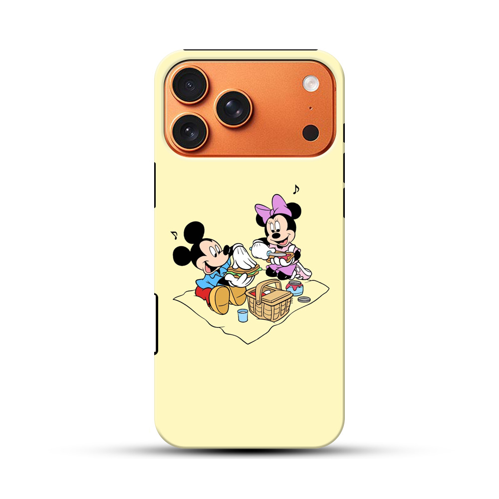 ミッキーとミニーのピクニック iPhone 17 Pro Maxオリジナル耐衝撃ケース