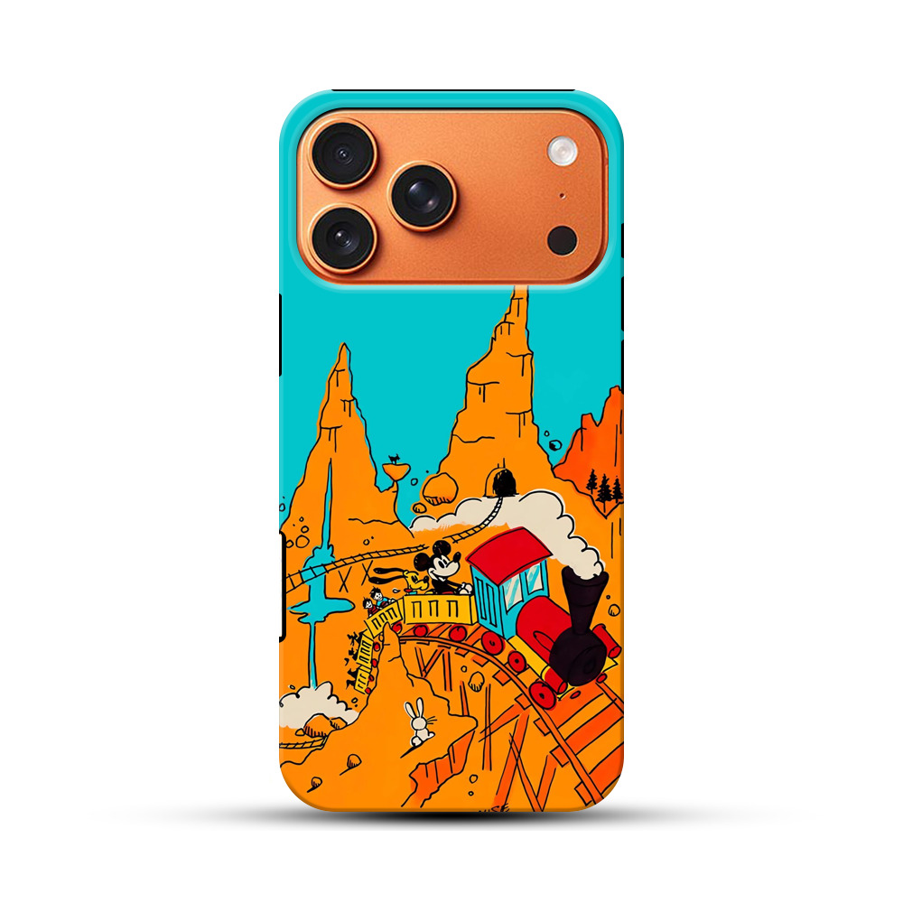 ミッキー汽車の冒険 iPhone 17 Pro Maxオリジナル耐衝撃ケース