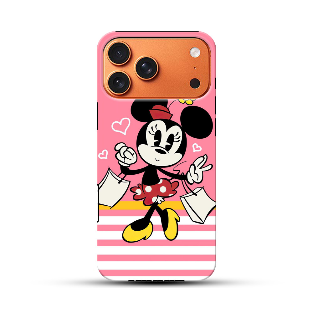 ミニーショッピング iPhone 17 Pro Maxオリジナル耐衝撃ケース