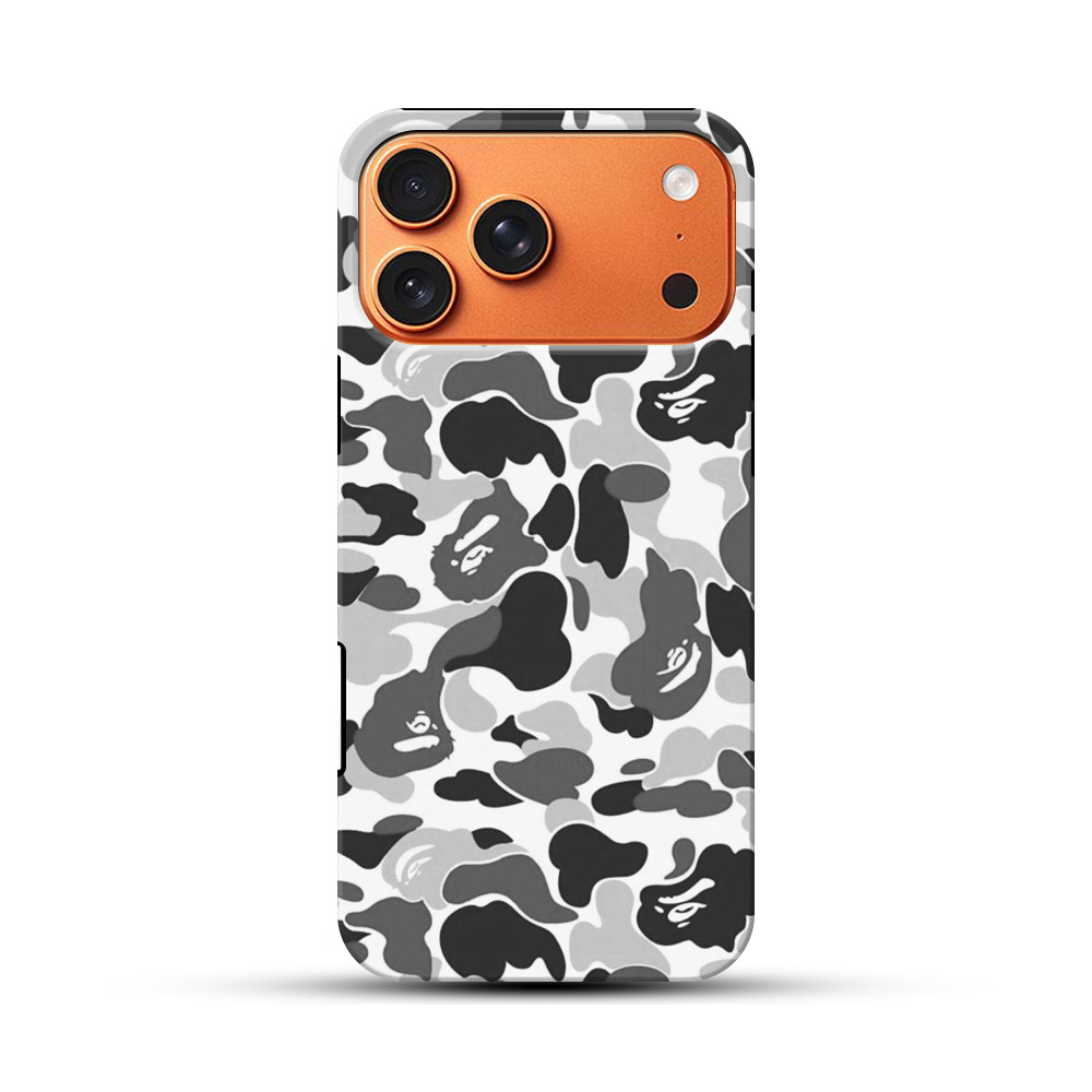 モダン迷彩パターン iPhone 17 Pro Maxオリジナル耐衝撃ケース