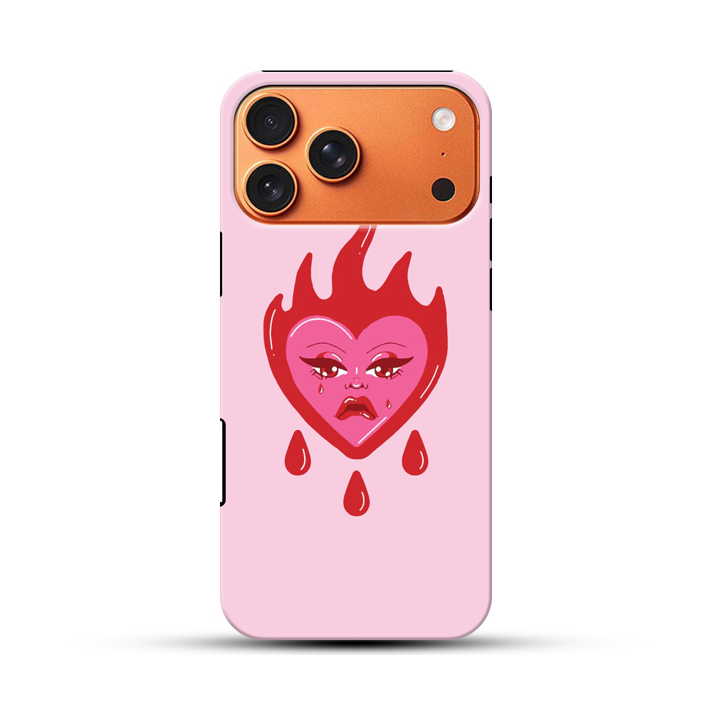 泣いている燃える心 iPhone 17 Pro Maxオリジナル耐衝撃ケース