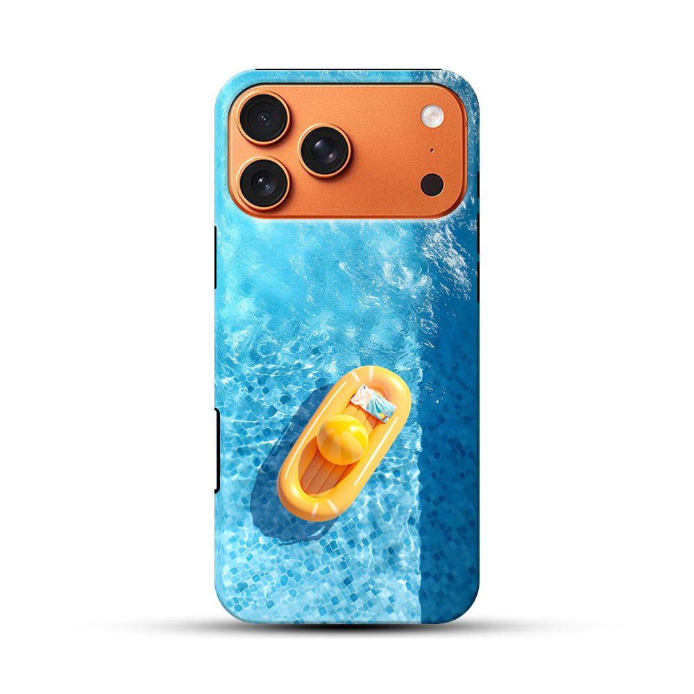 夏のプール浮き輪 iPhone 17 Pro Maxオリジナル耐衝撃ケース