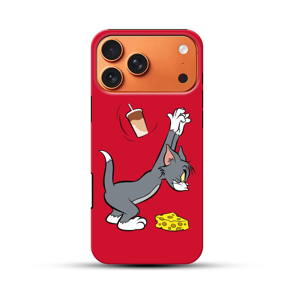 コーヒーカップと猫 iPhone 17 Pro Maxオリジナル耐衝撃ケース