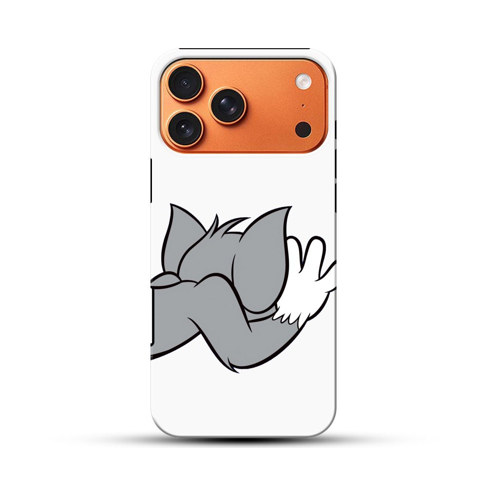 猫の後ろ姿 iPhone 17 Pro Maxオリジナル耐衝撃ケース