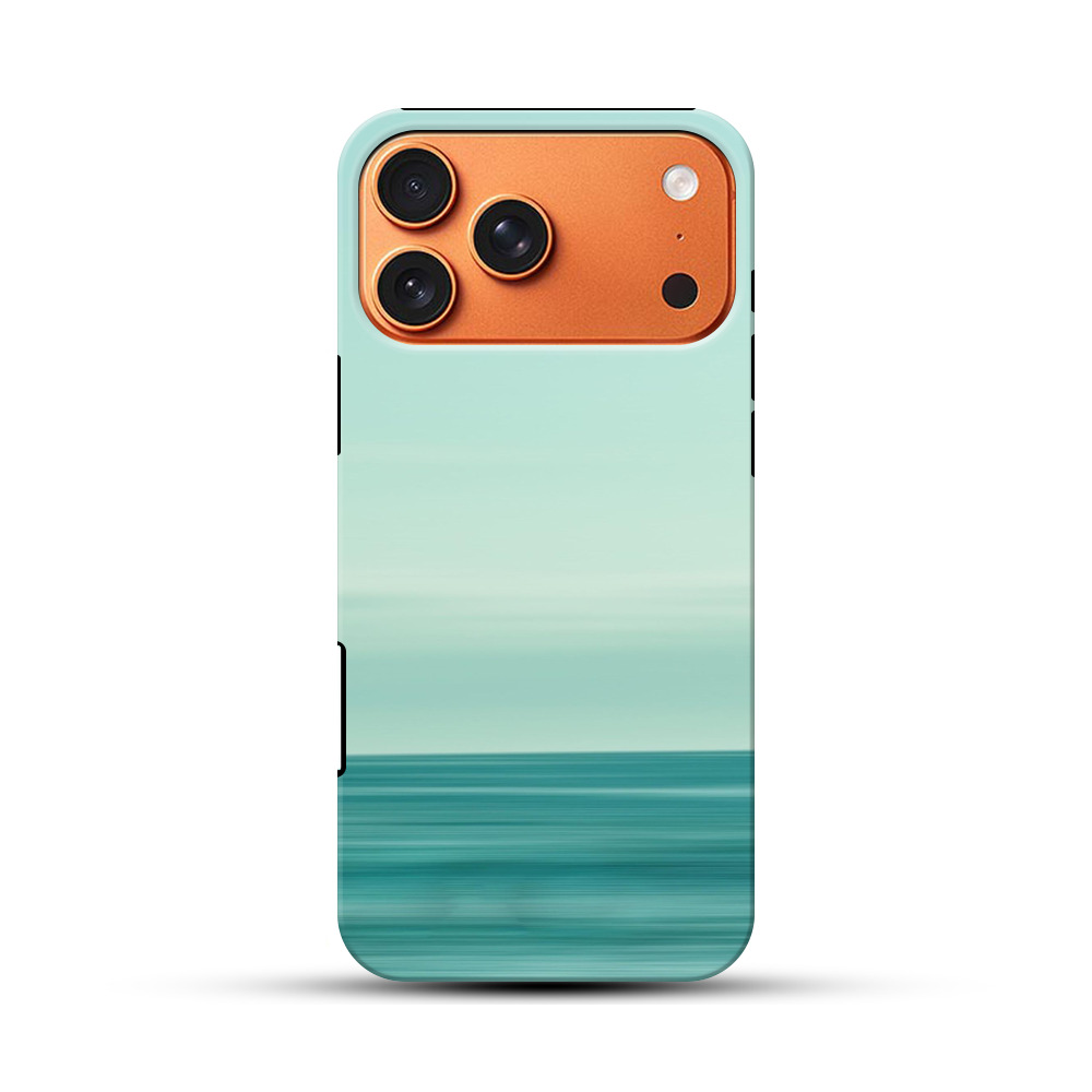 穏やかな海と空 iPhone 17 Pro Maxオリジナル耐衝撃ケース