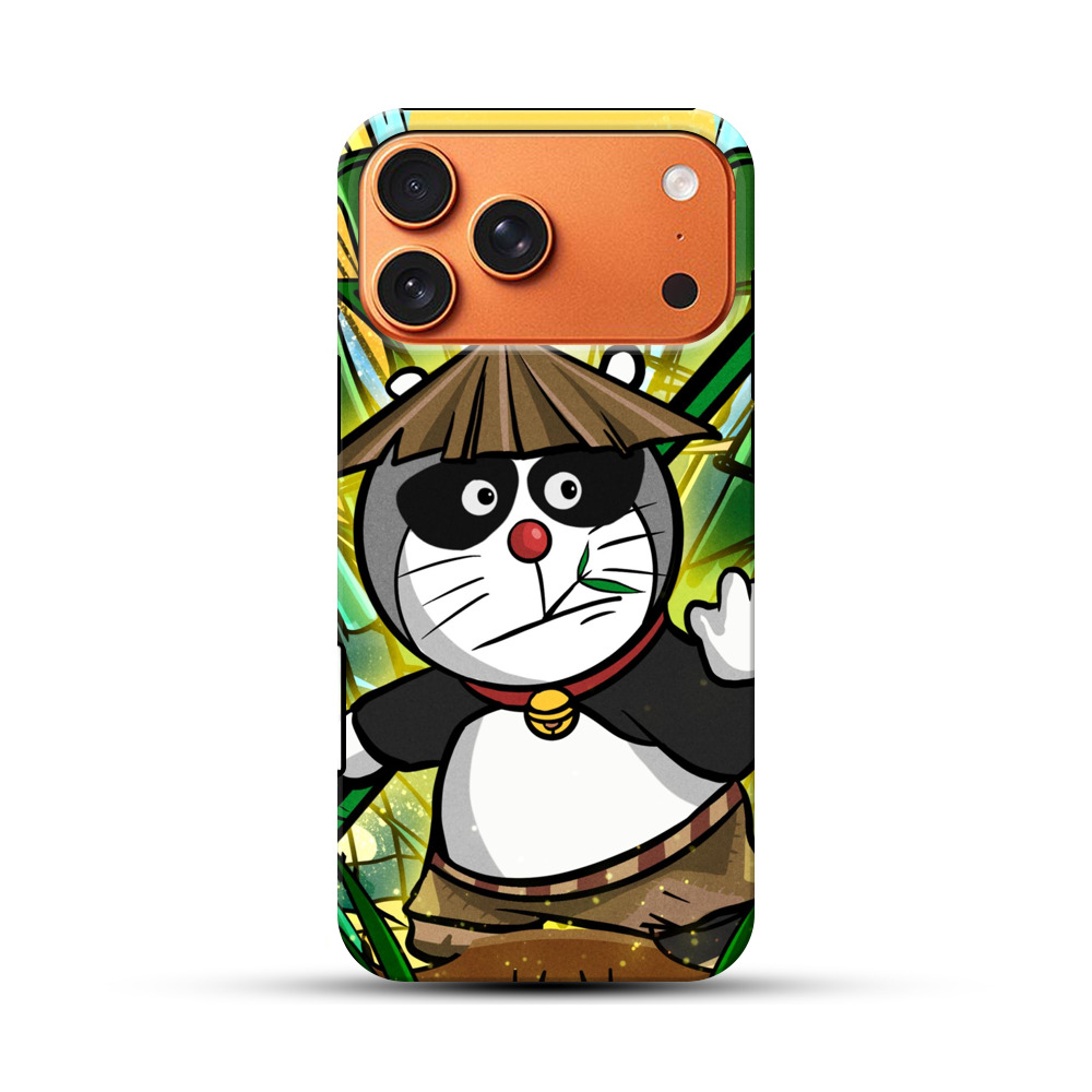 笠をかぶる竹林パンダ iPhone 17 Pro Maxオリジナル耐衝撃ケース